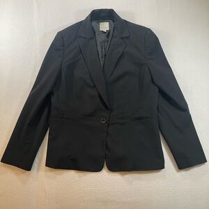 Anne Klein 2 piece Classic Black Suit Size 12